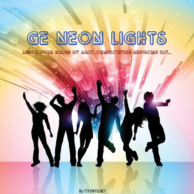 GE Neon Lights example